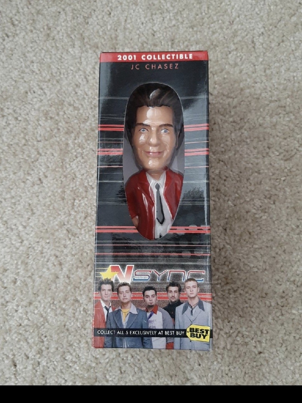 'N Sync JC Chasez Collectible Figure - Red Jacket